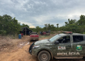 Polícia Militar apreende equipamentos e fecha garimpo irregular em zona rural de Nossa Senhora do Livramento
